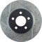 Centric Parts Sport Drilled/Slotted Brake Rotor, 127.61072R 127.61072R - alternate 1